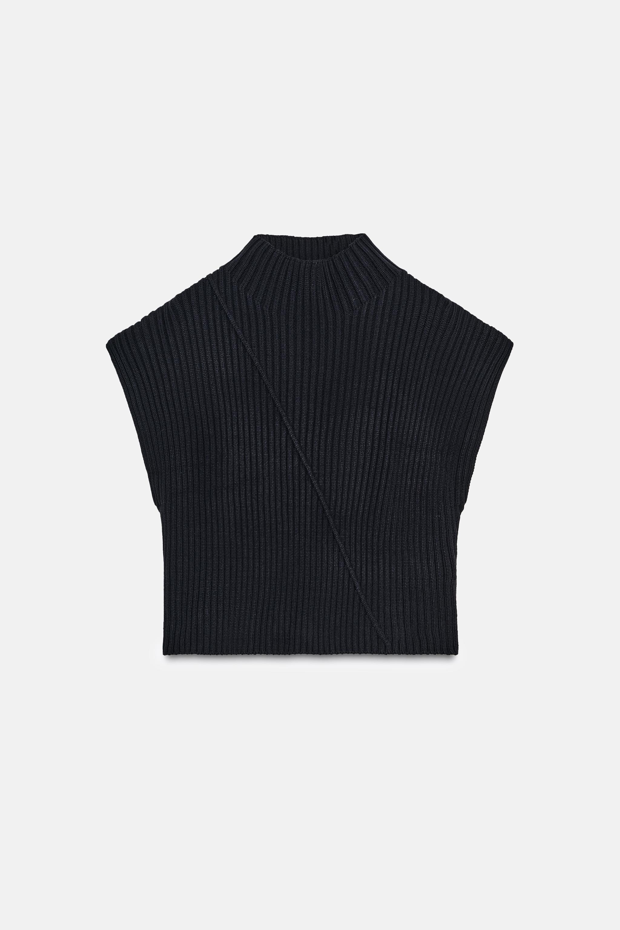 RIB KNIT VEST
